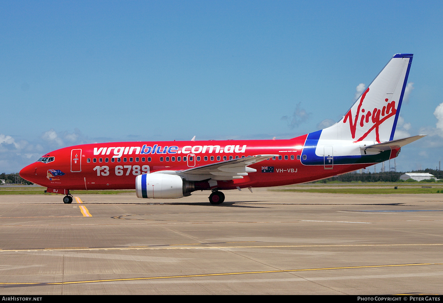 Aircraft Photo of VH-VBJ | Boeing 737-7Q8 | Virgin Blue Airlines | AirHistory.net #50718