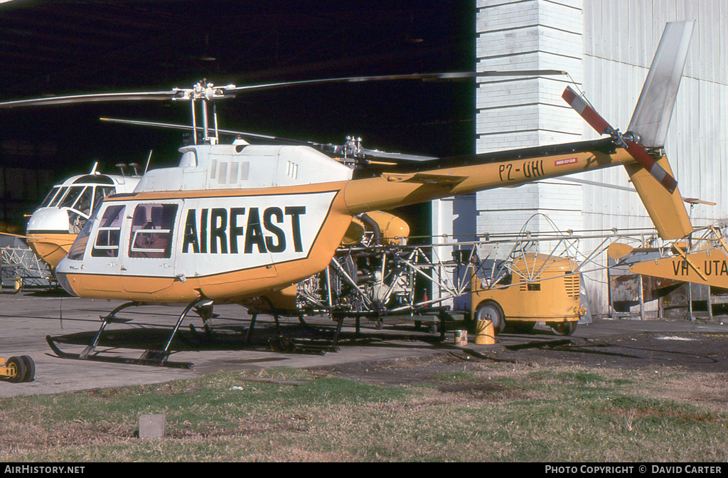 Aircraft Photo of P2-UHI | Bell 206A JetRanger | Airfast Charter | AirHistory.net #50720