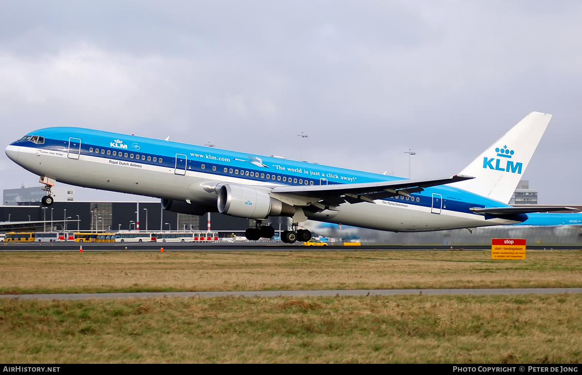 Aircraft Photo of PH-BZF | Boeing 767-306/ER | KLM - Royal Dutch Airlines | AirHistory.net #50737