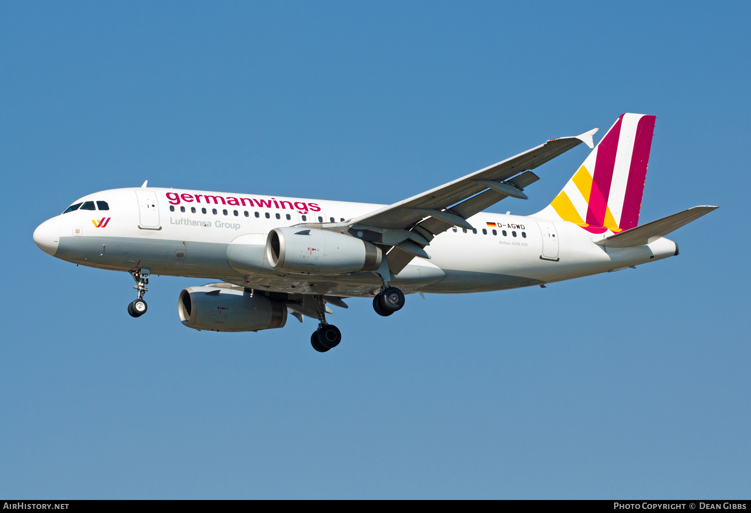 Aircraft Photo of D-AGWD | Airbus A319-132 | Germanwings | AirHistory.net #50762