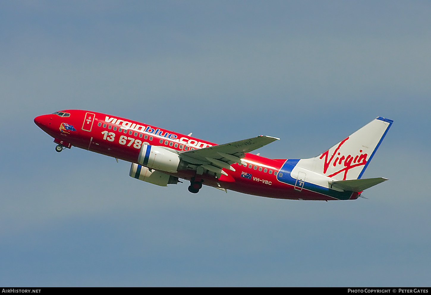 Aircraft Photo of VH-VBC | Boeing 737-7Q8 | Virgin Blue Airlines | AirHistory.net #50763