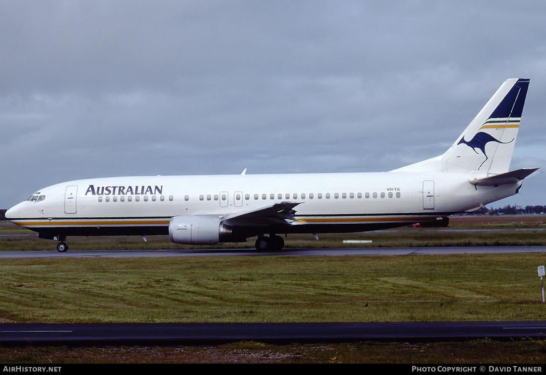 Aircraft Photo of VH-TJL | Boeing 737-476 | Australian Airlines | AirHistory.net #50773