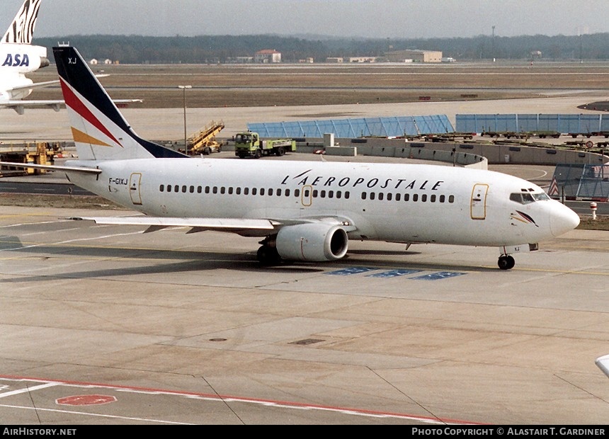 Aircraft Photo of F-GIXJ | Boeing 737-3Y0 | L'Aeropostale | AirHistory.net #50779