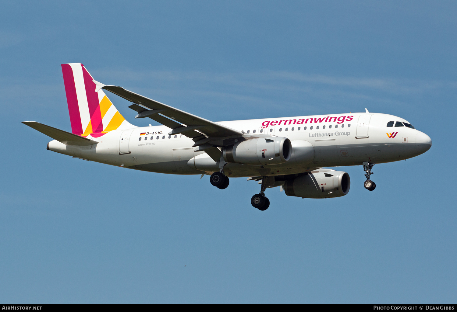 Aircraft Photo of D-AGWL | Airbus A319-132 | Germanwings | AirHistory.net #50782