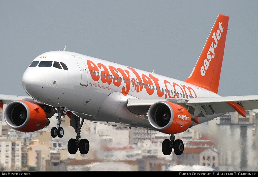 Aircraft Photo of G-EZEO | Airbus A319-111 | EasyJet | AirHistory.net #50787