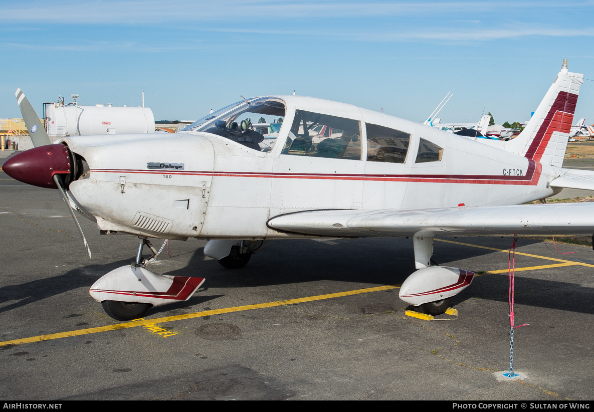 Aircraft Photo of C-FTCK | Piper PA-28-180 Cherokee Challenger | AirHistory.net #50819