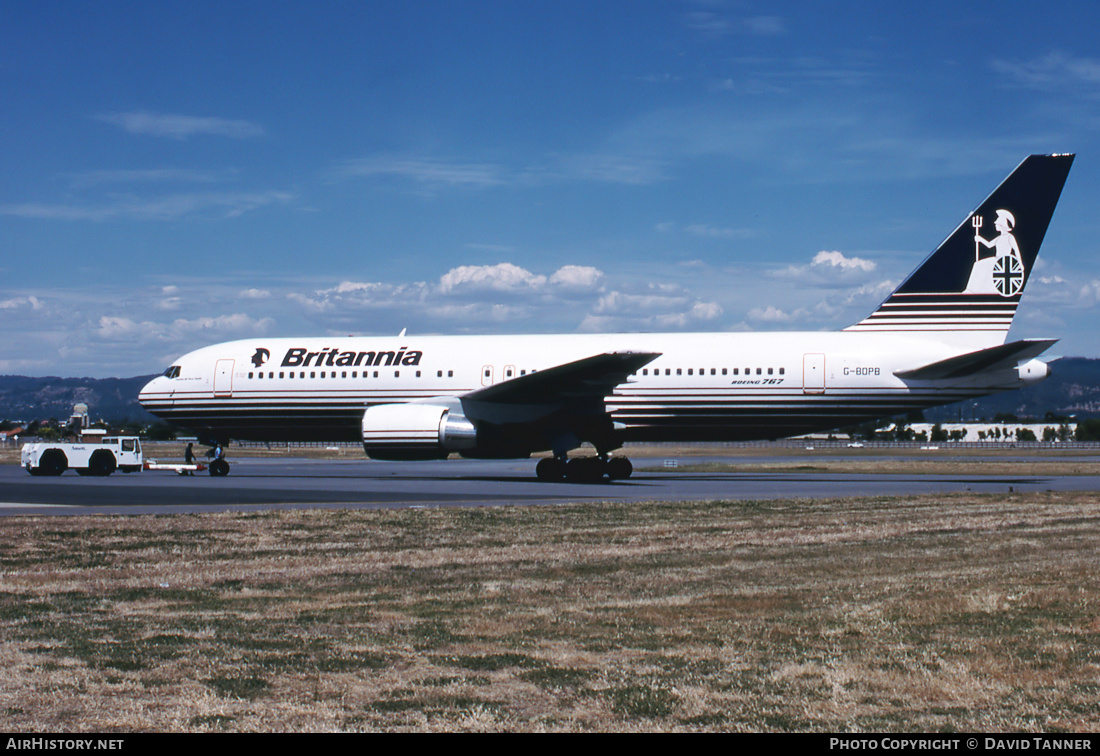 Aircraft Photo of G-BOPB | Boeing 767-204(ER) | Britannia Airways | AirHistory.net #50820