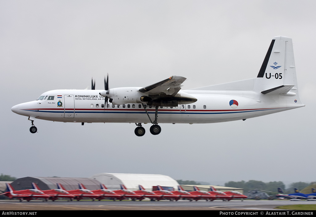 Aircraft Photo of U-05 | Fokker 50 | Netherlands - Air Force | AirHistory.net #50834