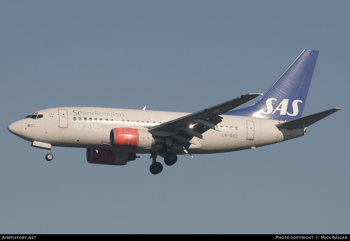 Aircraft Photo of LN-RRZ | Boeing 737-683 | Scandinavian Airlines - SAS | AirHistory.net #50842