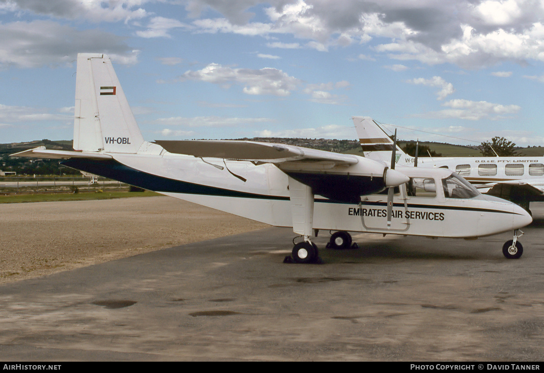 Aircraft Photo of VH-OBL | Pilatus Britten-Norman BN-2A-20 Islander | Emirates Air Services - EAS | AirHistory.net #50849