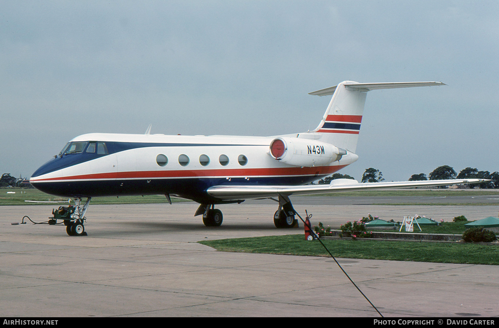 Aircraft Photo of N43M | Grumman G-1159 Gulfstream II | AirHistory.net #50867