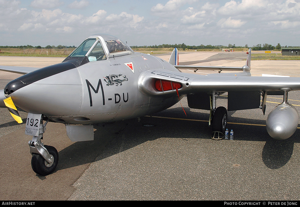 Aircraft Photo of F-AZOP | De Havilland D.H. 100 Vampire FB6 | France - Air Force | AirHistory.net #50871