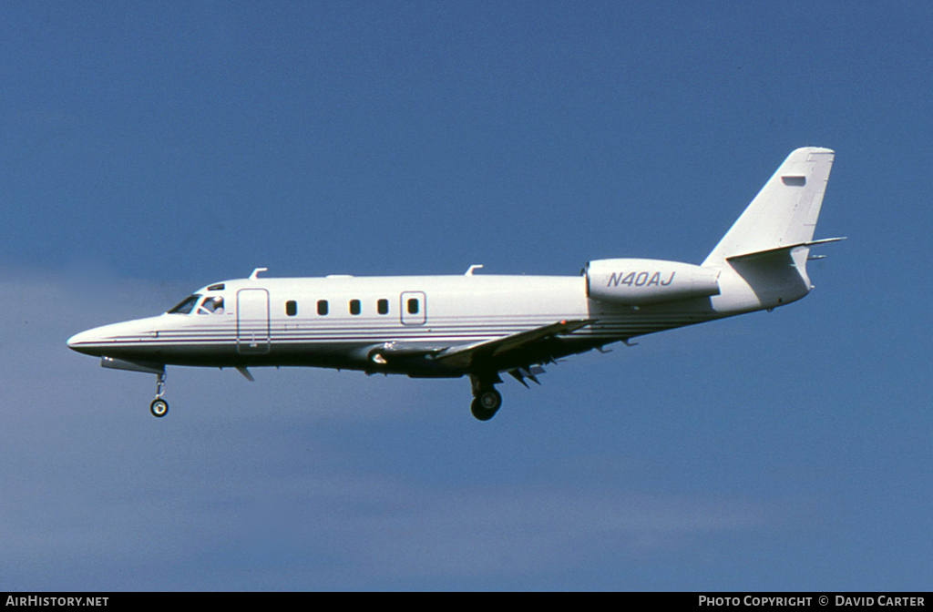 Aircraft Photo of N40AJ | Israel Aircraft Industries IAI-1125 Astra | AirHistory.net #50881