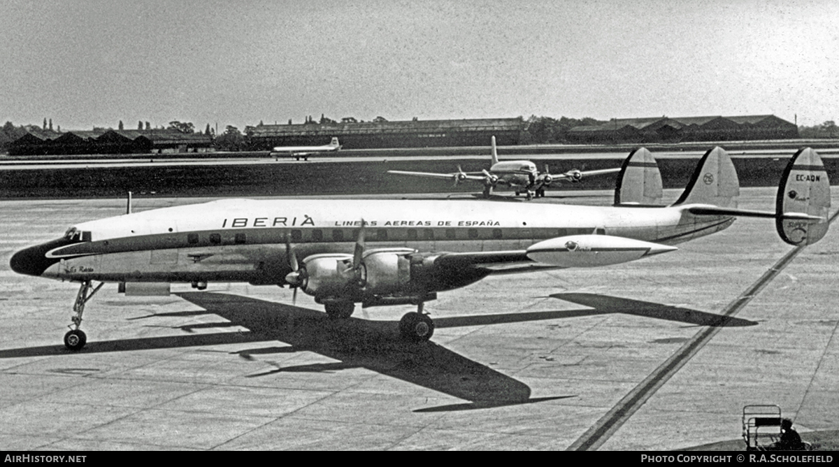 Aircraft Photo of EC-AQN | Lockheed L-1049G Super Constellation | Iberia | AirHistory.net #50902