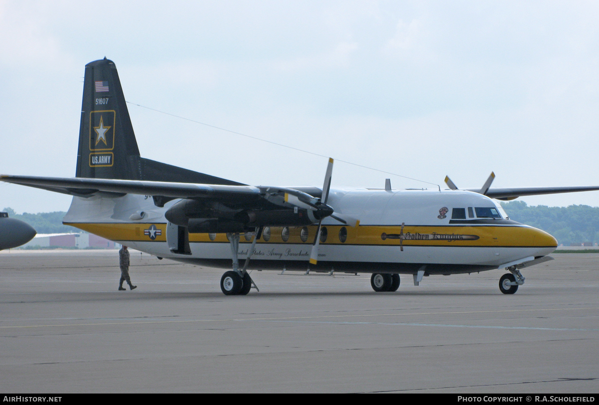 Aircraft Photo of 85-1607 / 51607 | Fokker C-31A Troopship (F27-400M) | USA - Army | AirHistory.net #50910