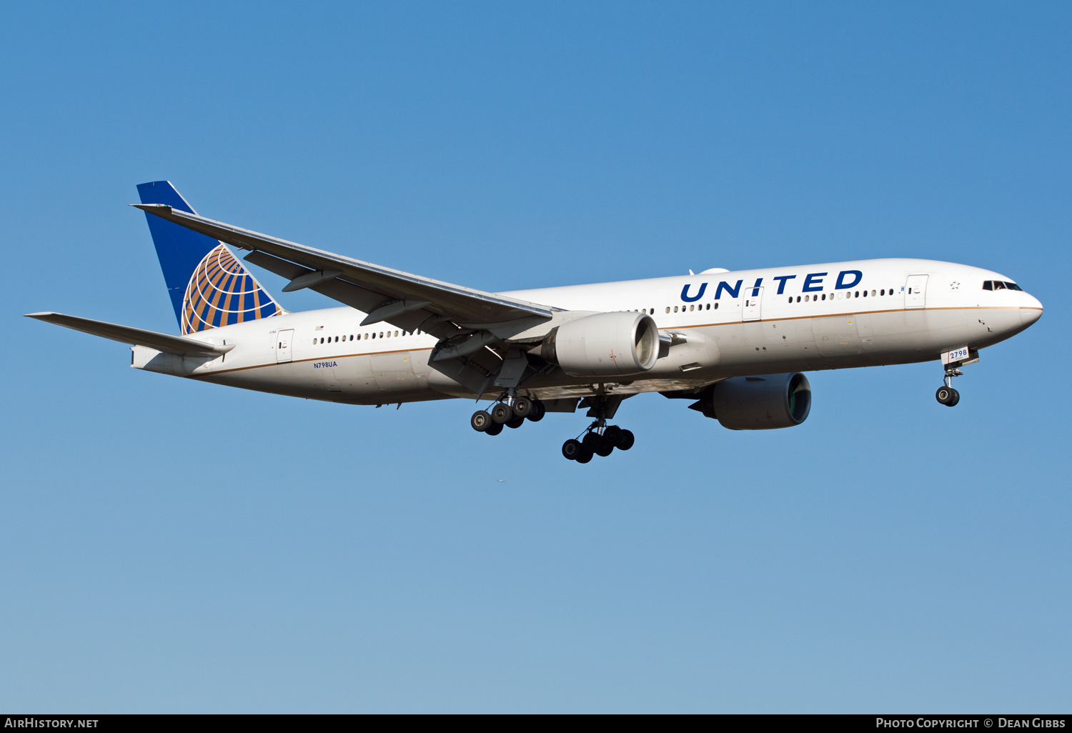 Aircraft Photo of N798UA | Boeing 777-222/ER | United Airlines | AirHistory.net #50917