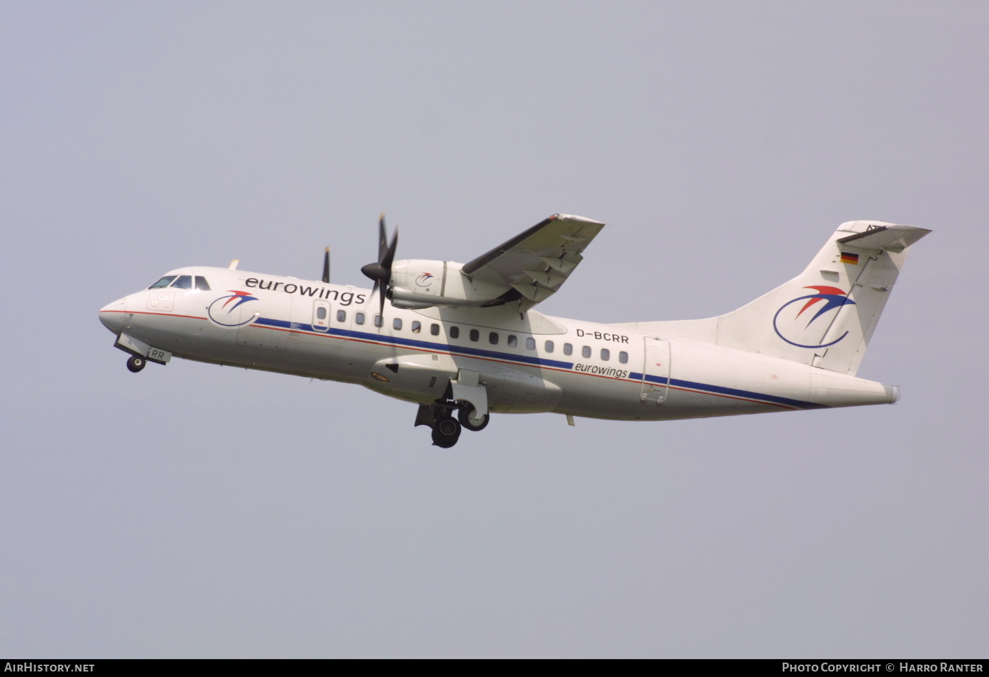 Aircraft Photo of D-BCRR | ATR ATR-42-300 | Eurowings | AirHistory.net #50921