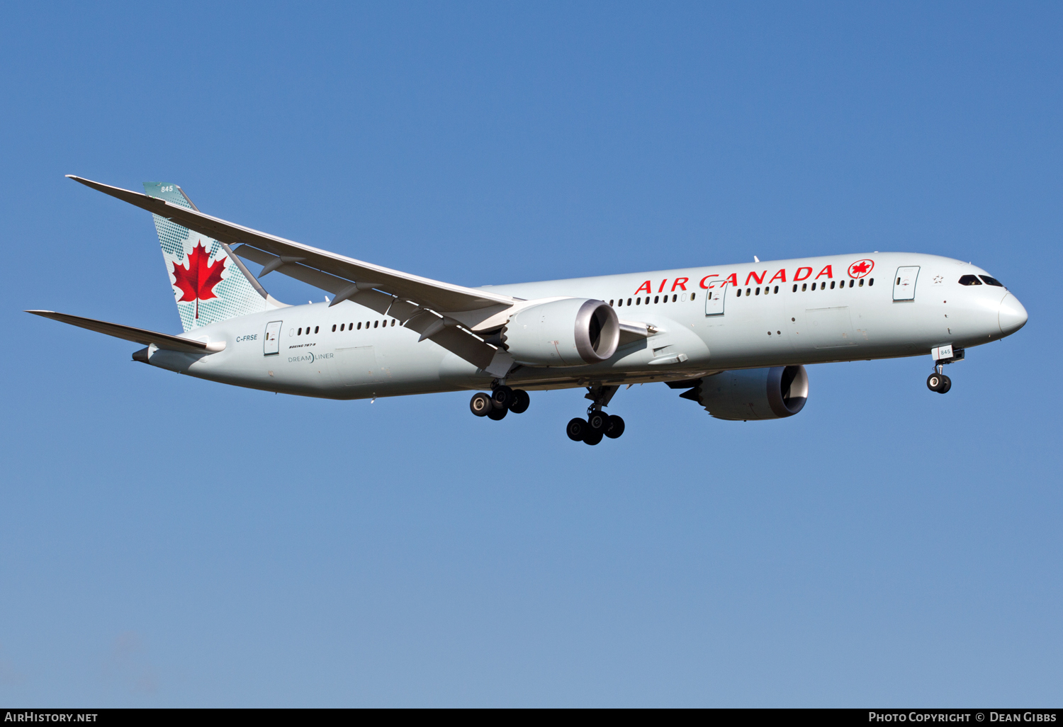 Aircraft Photo of C-FRSE | Boeing 787-9 Dreamliner | Air Canada | AirHistory.net #50923