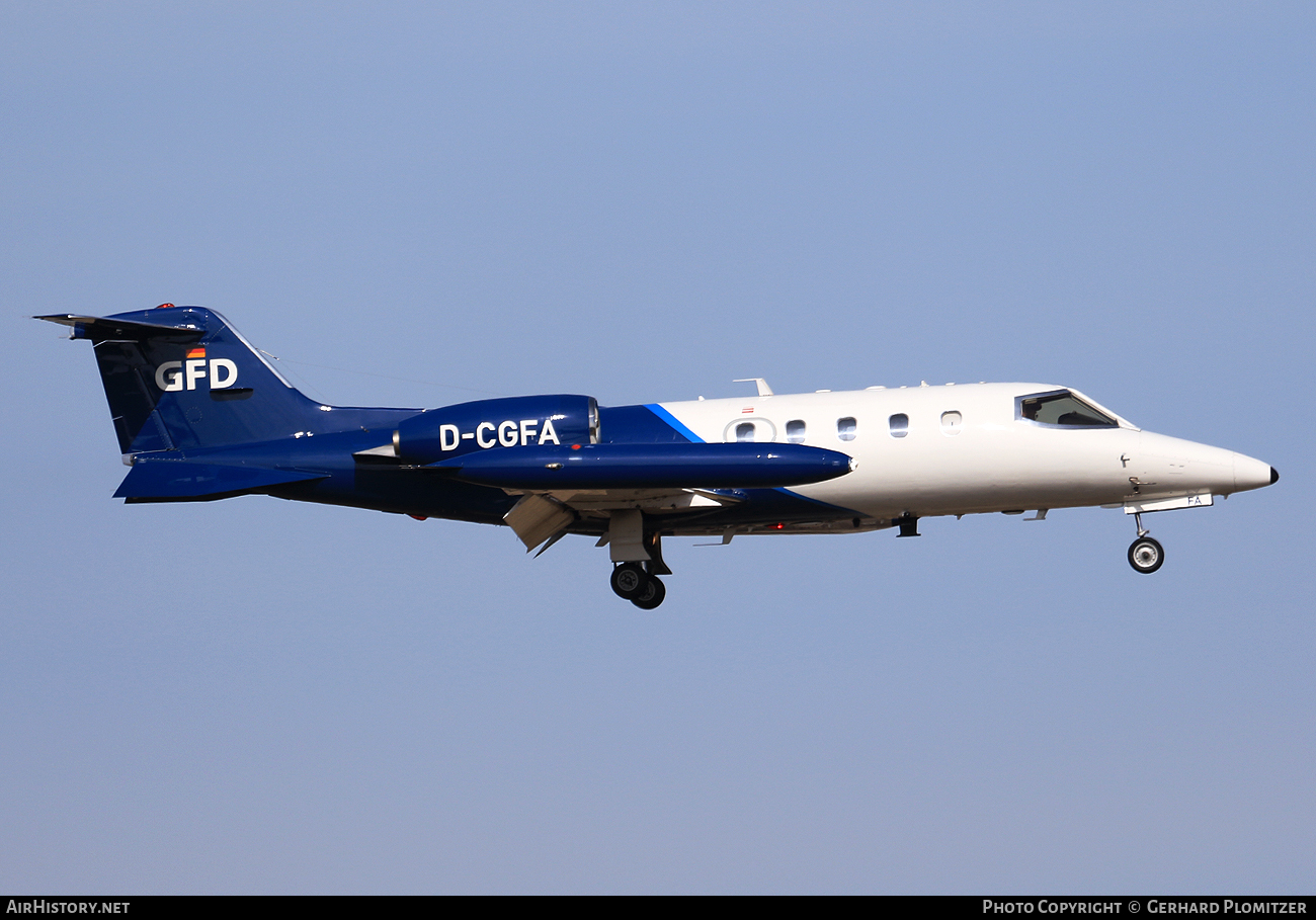 Aircraft Photo of D-CGFA | Gates Learjet 35A | GFD - Gesellschaft für Flugzieldarstellung | AirHistory.net #50930