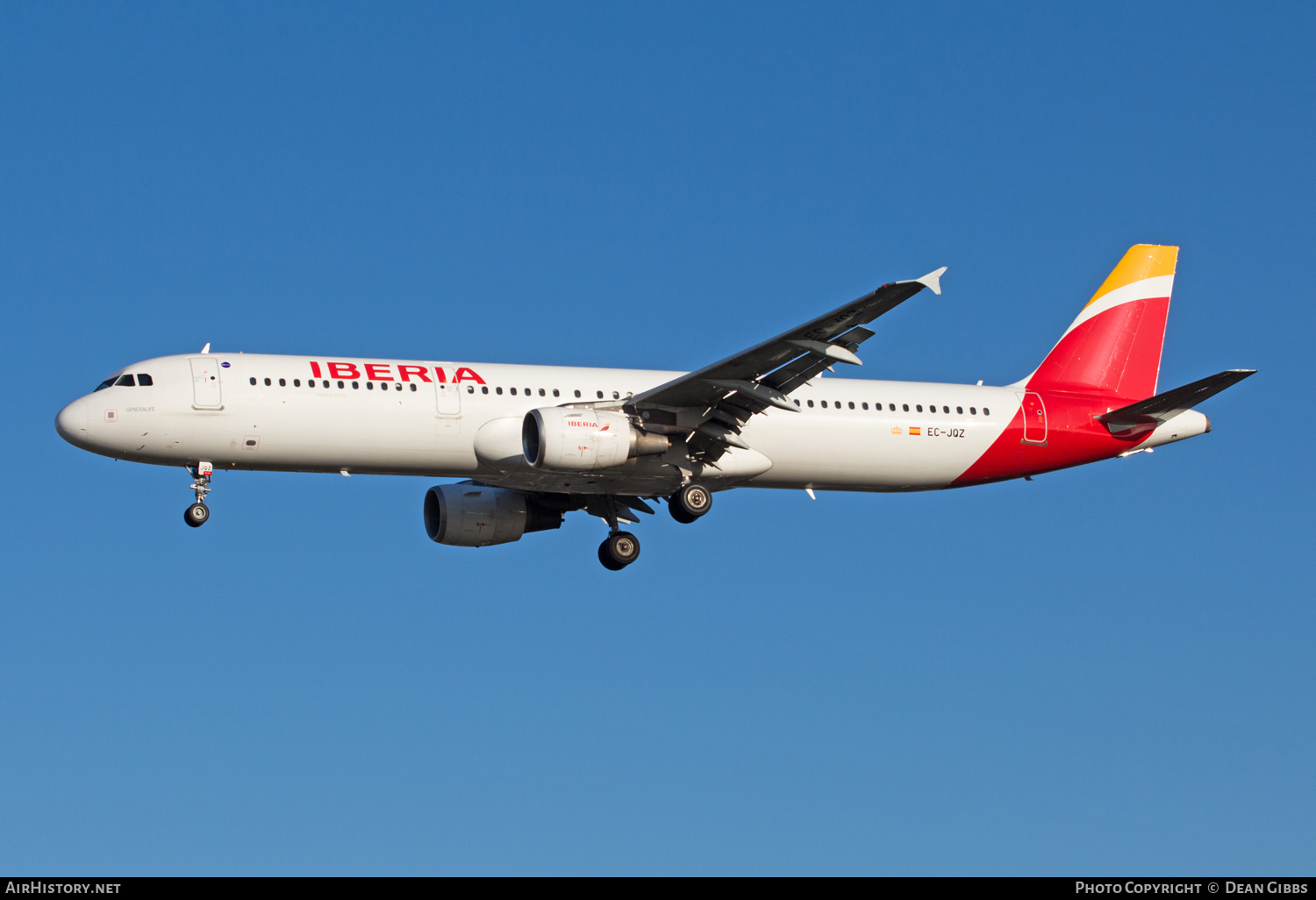 Aircraft Photo of EC-JQZ | Airbus A321-211 | Iberia | AirHistory.net #50944