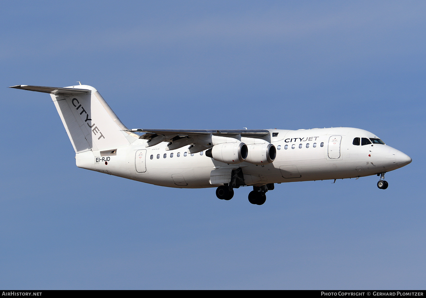 Aircraft Photo of EI-RJD | British Aerospace Avro 146-RJ85 | CityJet | AirHistory.net #50957