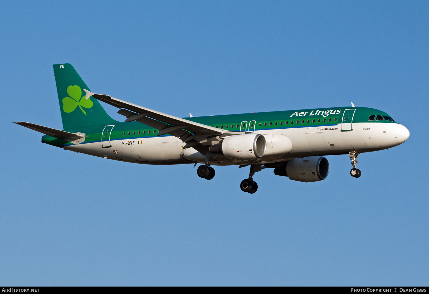 Aircraft Photo of EI-DVE | Airbus A320-214 | Aer Lingus | AirHistory.net #50975