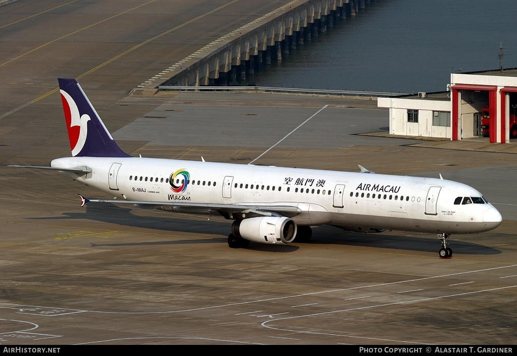 Aircraft Photo of B-MAJ | Airbus A321-231 | Air Macau | AirHistory.net #50979