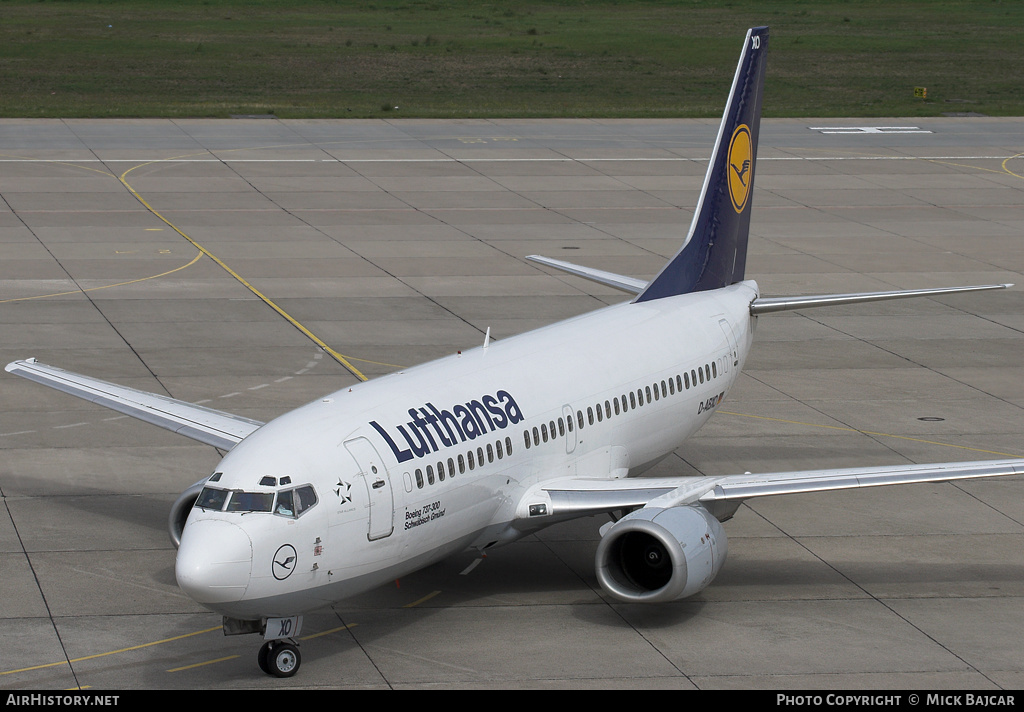 Aircraft Photo of D-ABXO | Boeing 737-330 | Lufthansa | AirHistory.net #50997