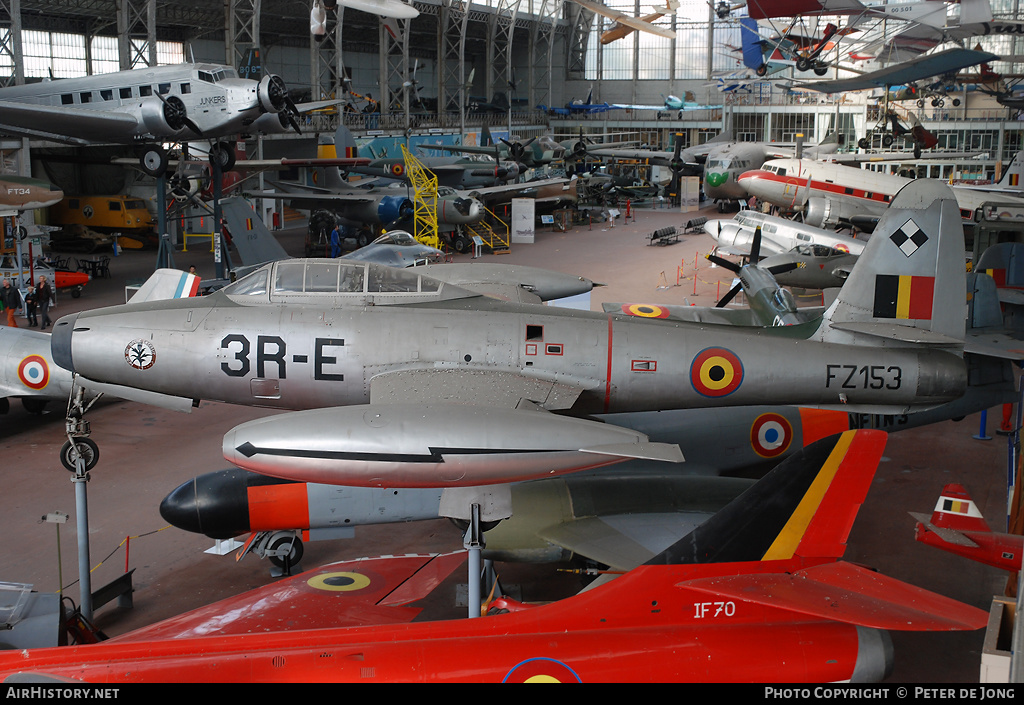 Aircraft Photo of FZ153 | Republic F-84G Thunderjet | Belgium - Air Force | AirHistory.net #51016