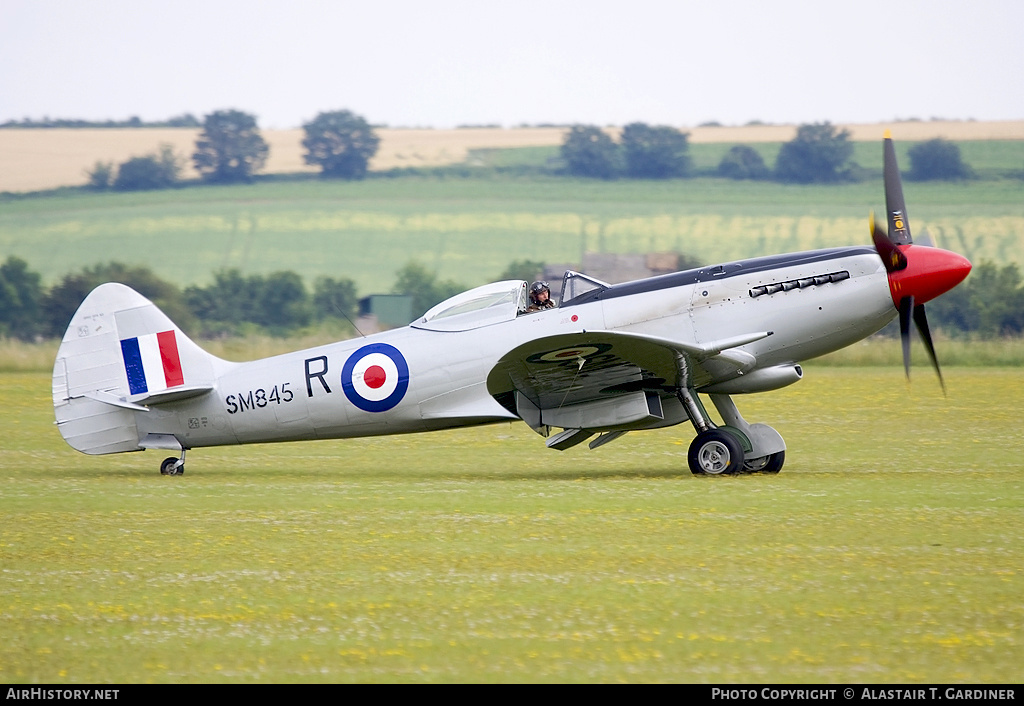 Aircraft Photo of G-BUOS / SM845 | Supermarine 394 Spitfire FR18E | UK - Air Force | AirHistory.net #51018
