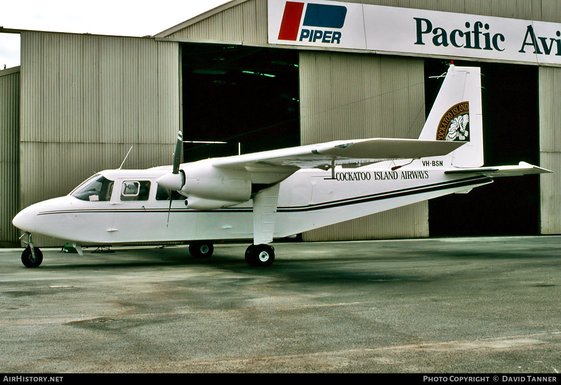 Aircraft Photo of VH-BSN | Britten-Norman BN-2A Islander | Cockatoo Island Airways | AirHistory.net #51030