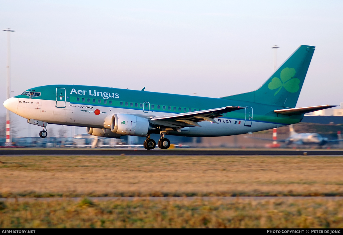 Aircraft Photo of EI-CDD | Boeing 737-548 | Aer Lingus | AirHistory.net #51033