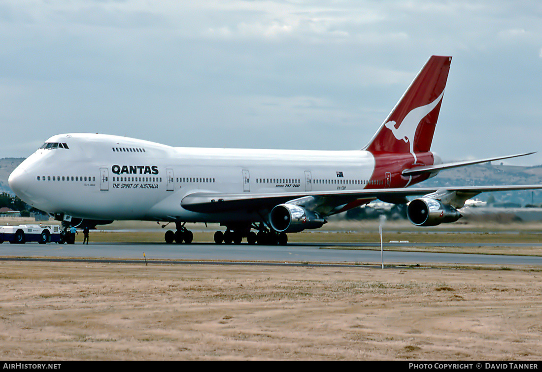 Aircraft Photo of VH-EBP | Boeing 747-238B | Qantas | AirHistory.net #51065