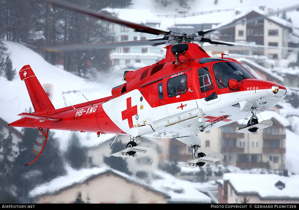 Aircraft Photo of HB-XWG | Agusta A-109K-2 | REGA - Swiss Air Ambulance | AirHistory.net #51099
