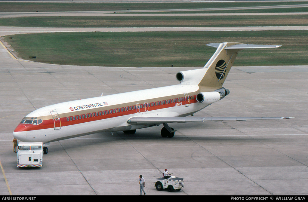 Aircraft Photo of N25729 | Boeing 727-224/Adv | Continental Airlines | AirHistory.net #51113