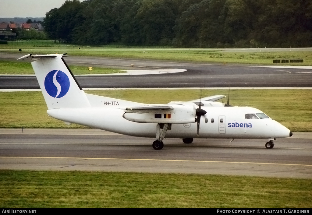 Aircraft Photo of PH-TTA | De Havilland Canada DHC-8-102 Dash 8 | Sabena | AirHistory.net #51132