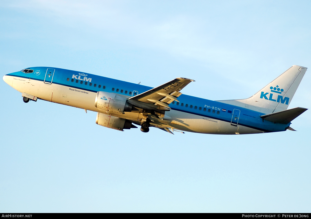 Aircraft Photo of PH-BDN | Boeing 737-306 | KLM - Royal Dutch Airlines | AirHistory.net #51136