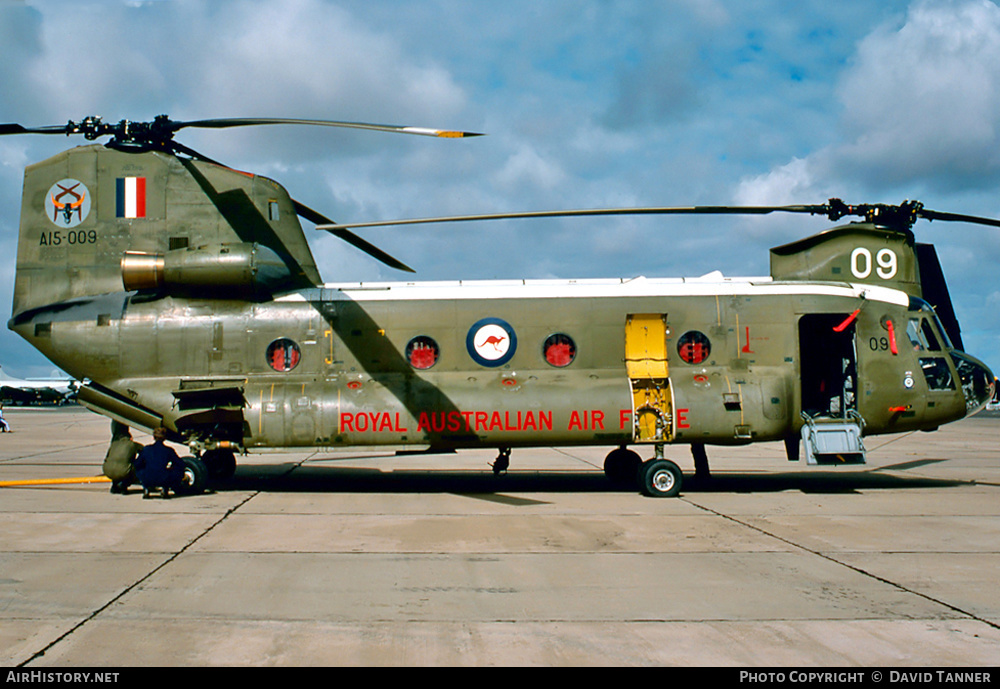 Aircraft Photo of A15-009 | Boeing Vertol CH-47C Chinook | Australia - Air Force | AirHistory.net #51140