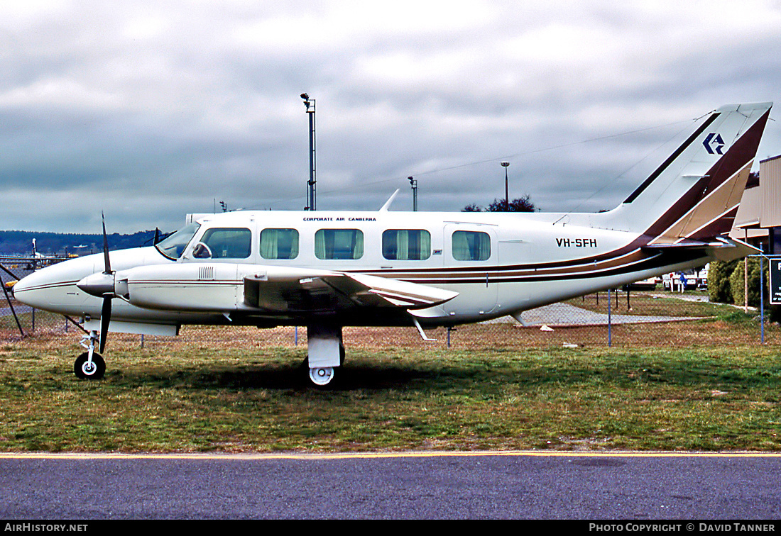 Aircraft Photo of VH-SFH | Piper PA-31-350 Navajo Chieftain | Corporate Air Canberra | AirHistory.net #51152