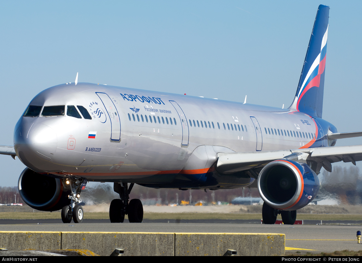 Aircraft Photo of VP-BDC | Airbus A321-211 | Aeroflot - Russian Airlines | AirHistory.net #51202
