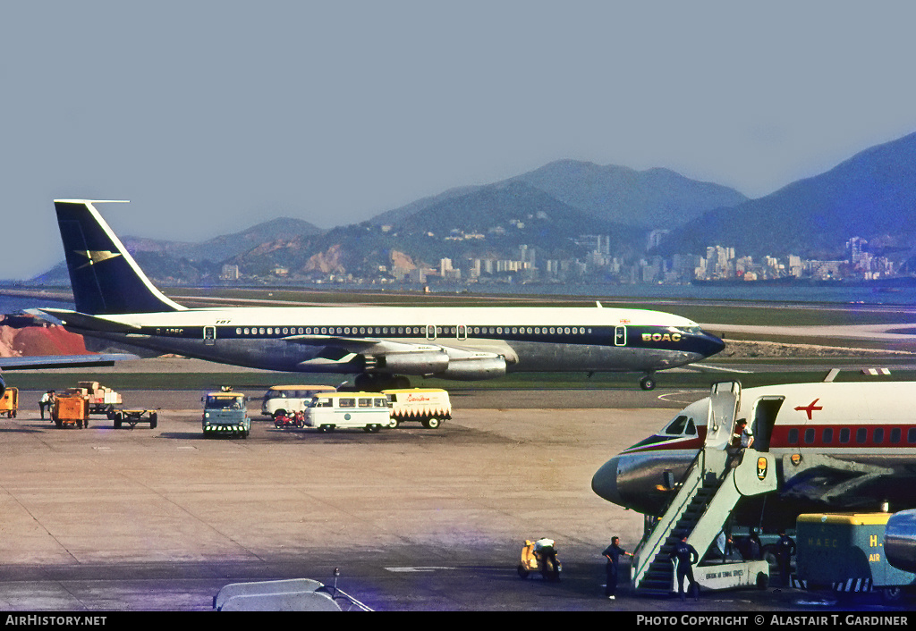 Aircraft Photo of G-APFC | Boeing 707-436 | BOAC - British Overseas Airways Corporation | AirHistory.net #51215