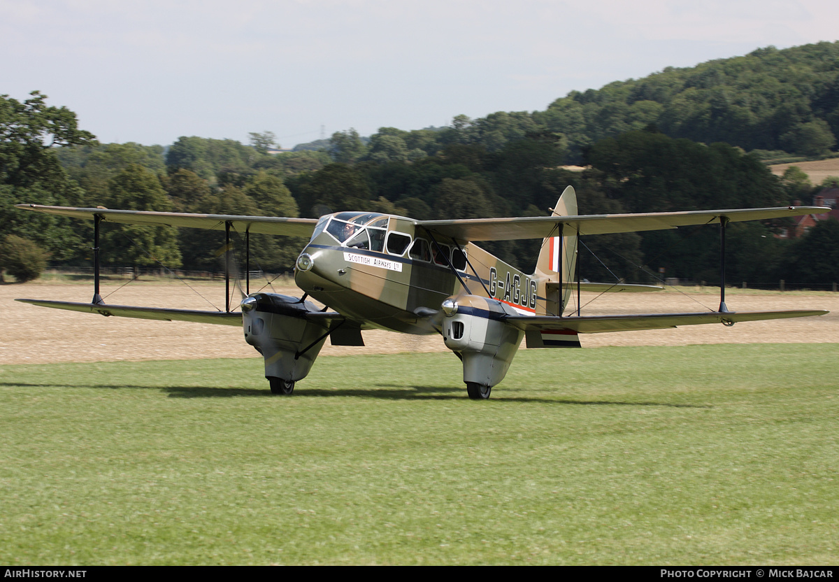 Aircraft Photo of G-AGJG | De Havilland D.H. 89A Dragon Rapide | Scottish Airways | AirHistory.net #51222