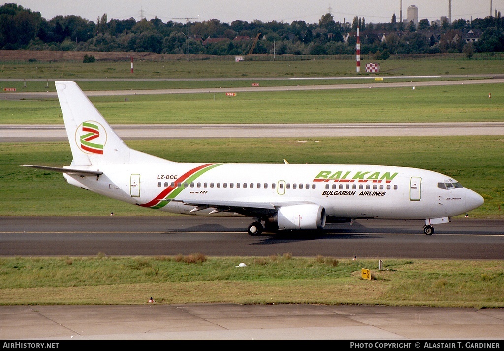 Aircraft Photo of LZ-BOE | Boeing 737-3Y0 | Balkan - Bulgarian Airlines | AirHistory.net #51224