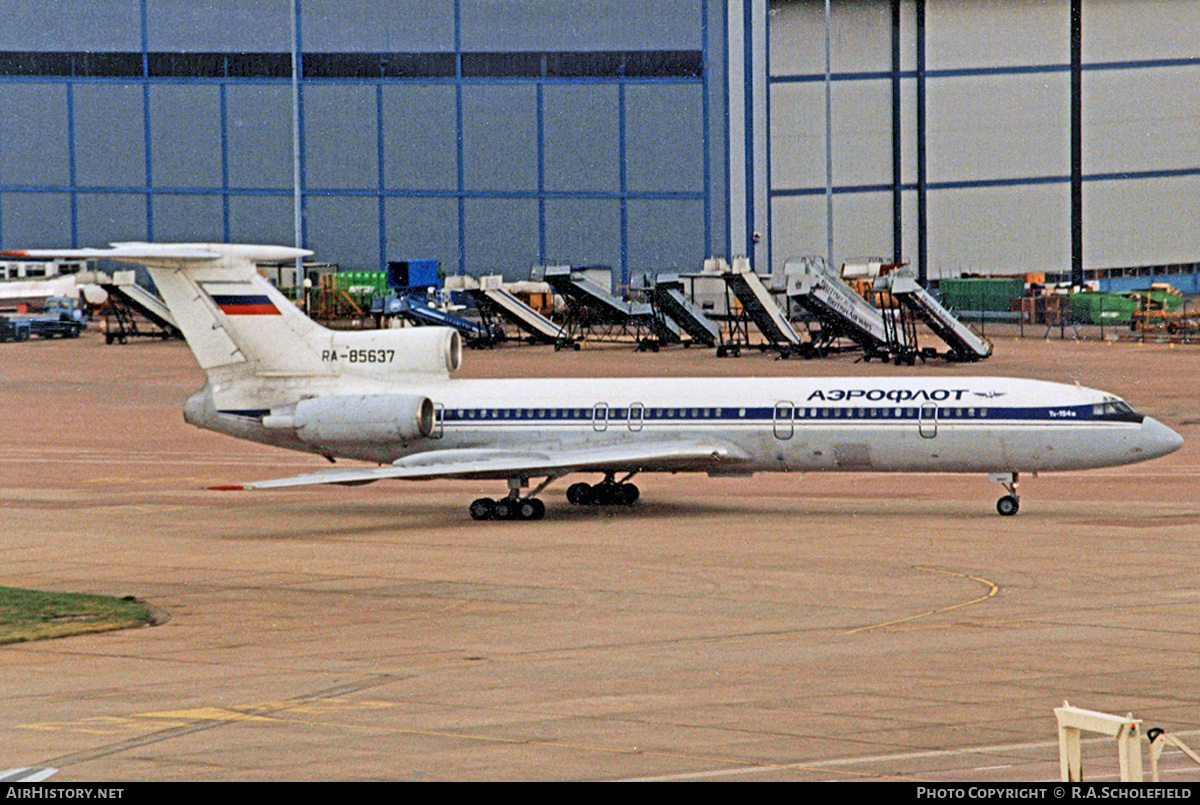 Aircraft Photo of RA-85637 | Tupolev Tu-154M | Aeroflot | AirHistory.net #51241
