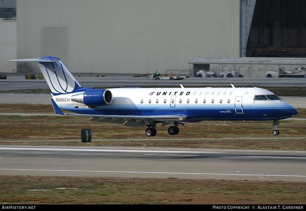 Aircraft Photo of N986SW | Bombardier CRJ-200LR (CL-600-2B19) | United Express | AirHistory.net #51242