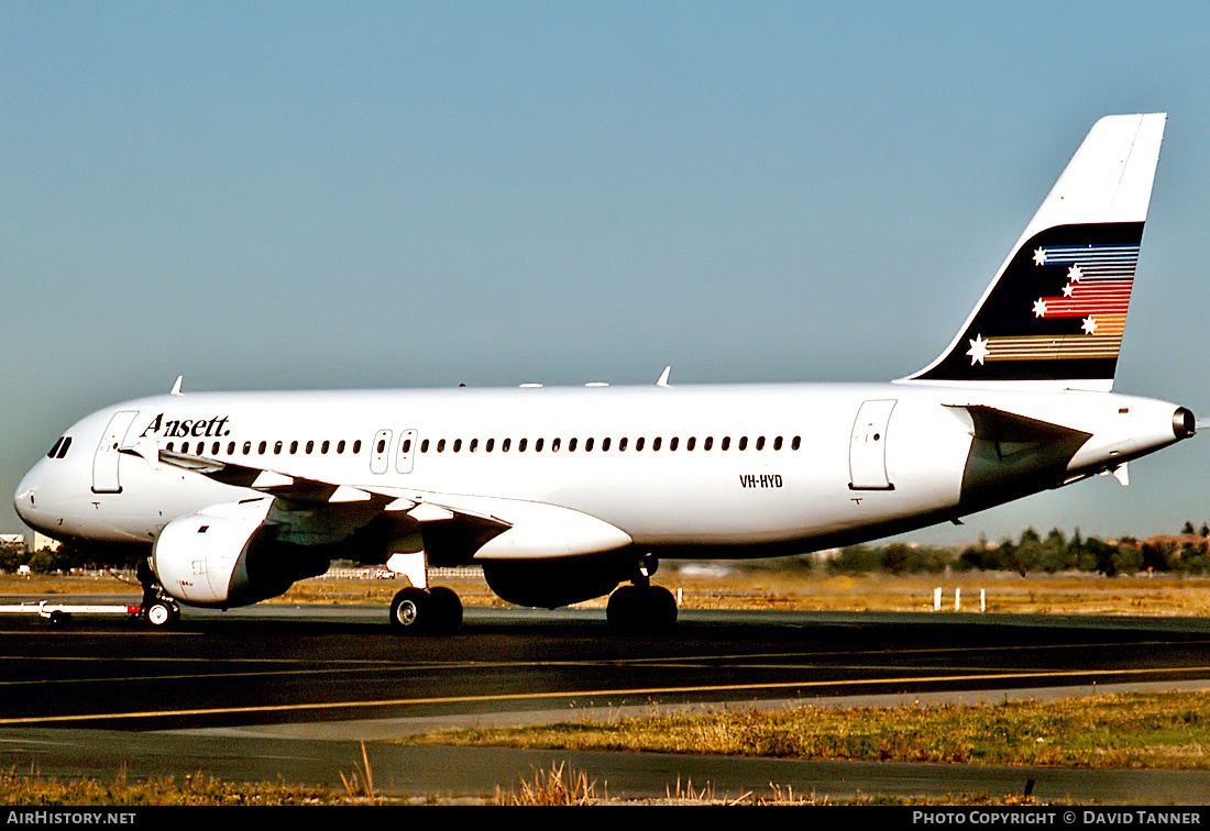 Aircraft Photo of VH-HYD | Airbus A320-211 | Ansett | AirHistory.net #51245