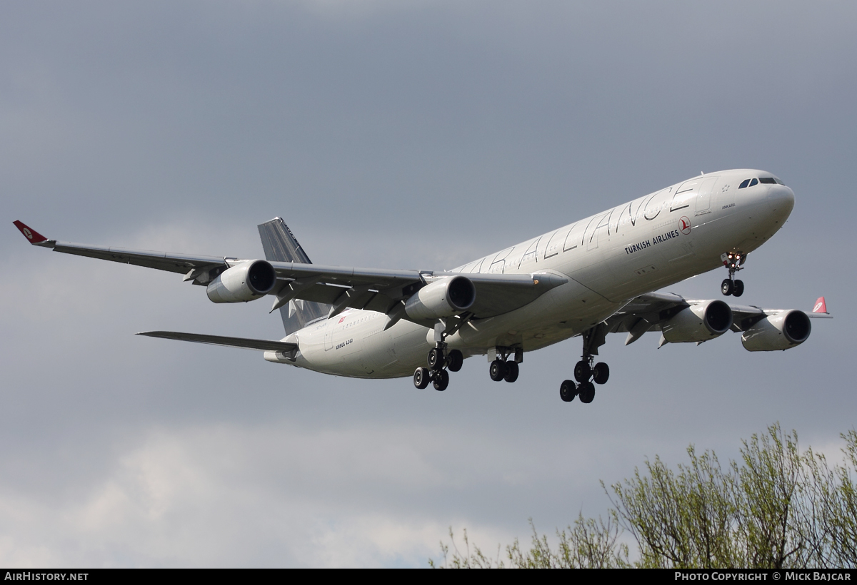 Aircraft Photo of TC-JDL | Airbus A340-311 | Turkish Airlines | AirHistory.net #51283