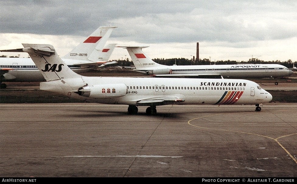 Aircraft Photo of LN-RMG | McDonnell Douglas MD-87 (DC-9-87) | Scandinavian Airlines - SAS | AirHistory.net #51289