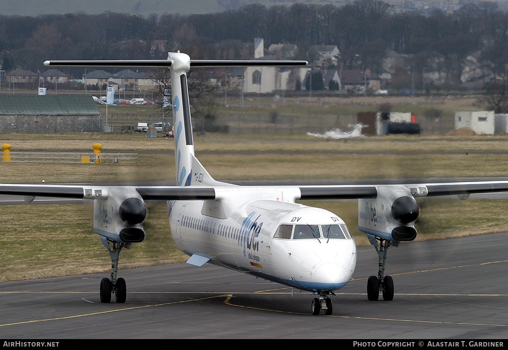Aircraft Photo of G-JEDV | Bombardier DHC-8-402 Dash 8 | Flybe - British European | AirHistory.net #51290