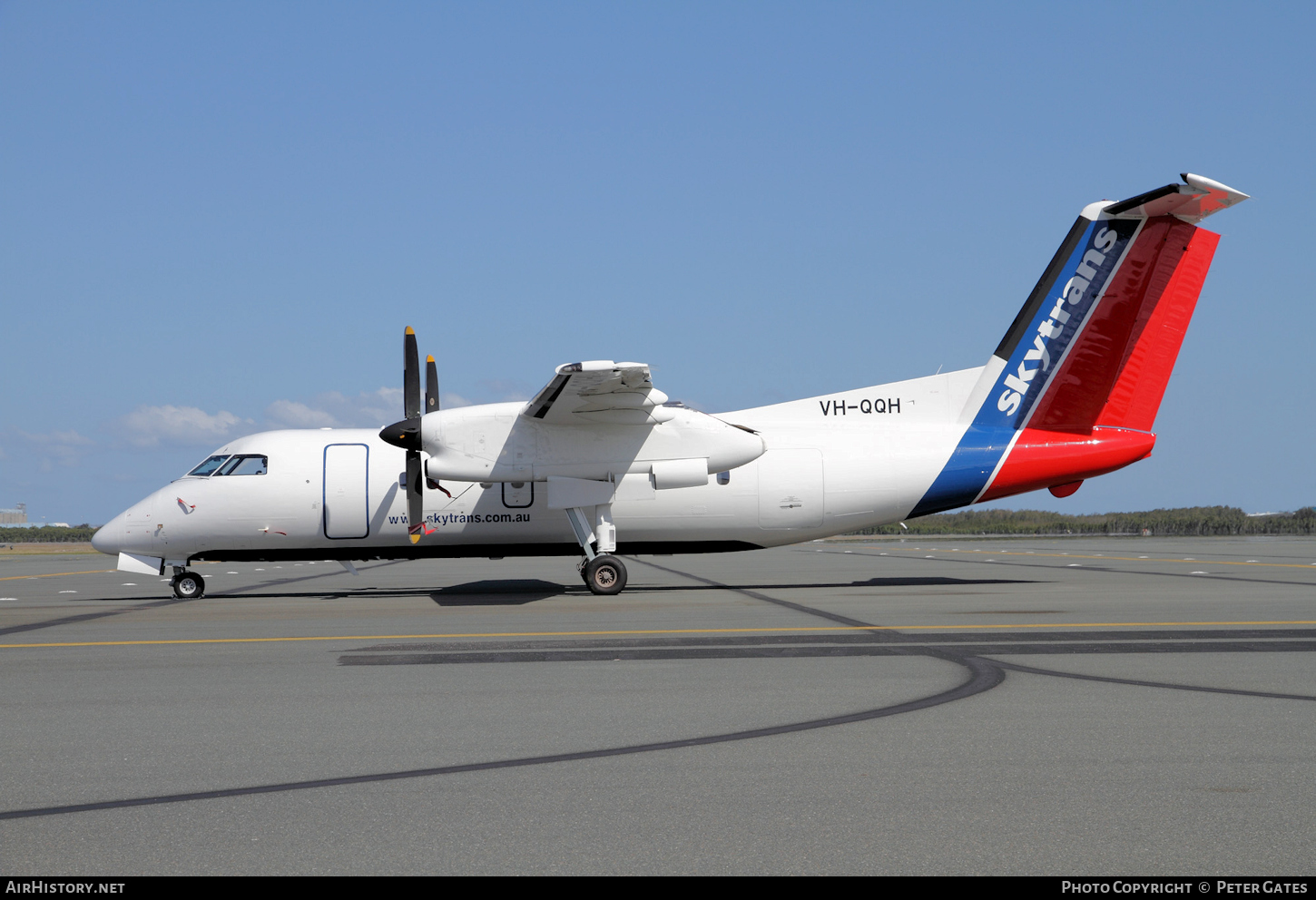 Aircraft Photo of VH-QQH | De Havilland Canada DHC-8-102A Dash 8 | Skytrans Airlines | AirHistory.net #51305